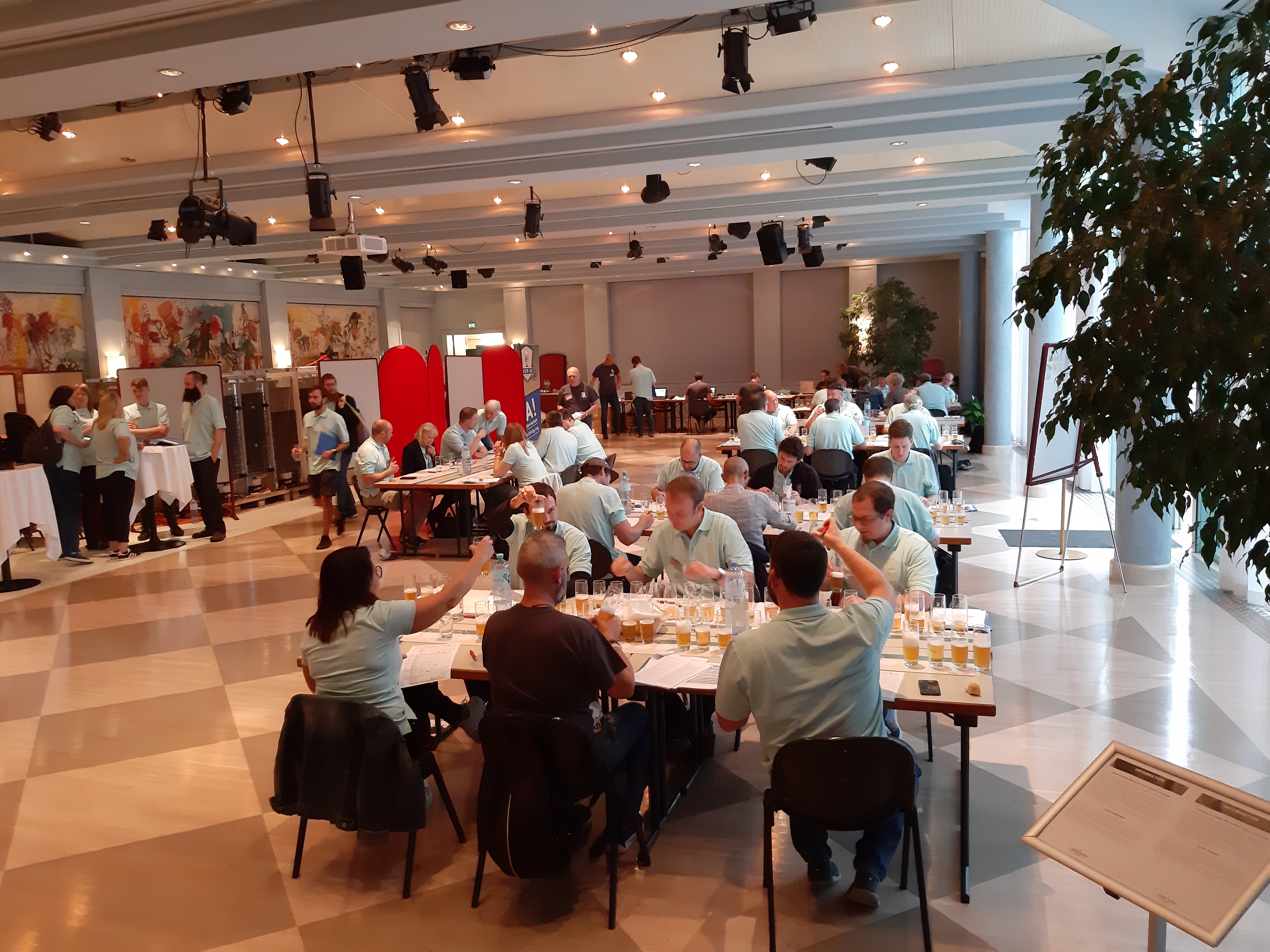 Verkostung der Profis bei der Austrian Bier Challange 2019 in Baden bei Wien,mit einem meiner 3 Biere, mit dem „Wiener Lager „habe Ich es in Finale geschafft,hat aber nicht für die ersten 5 Plätze gereicht.Nächstes Jahr nächster Versuch.